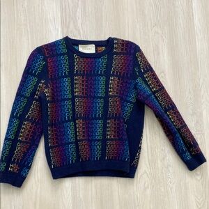 GUCCI HOLLYWOOD SWEATER. FITS LIKE AN XS. 🩷🩵💚❤️